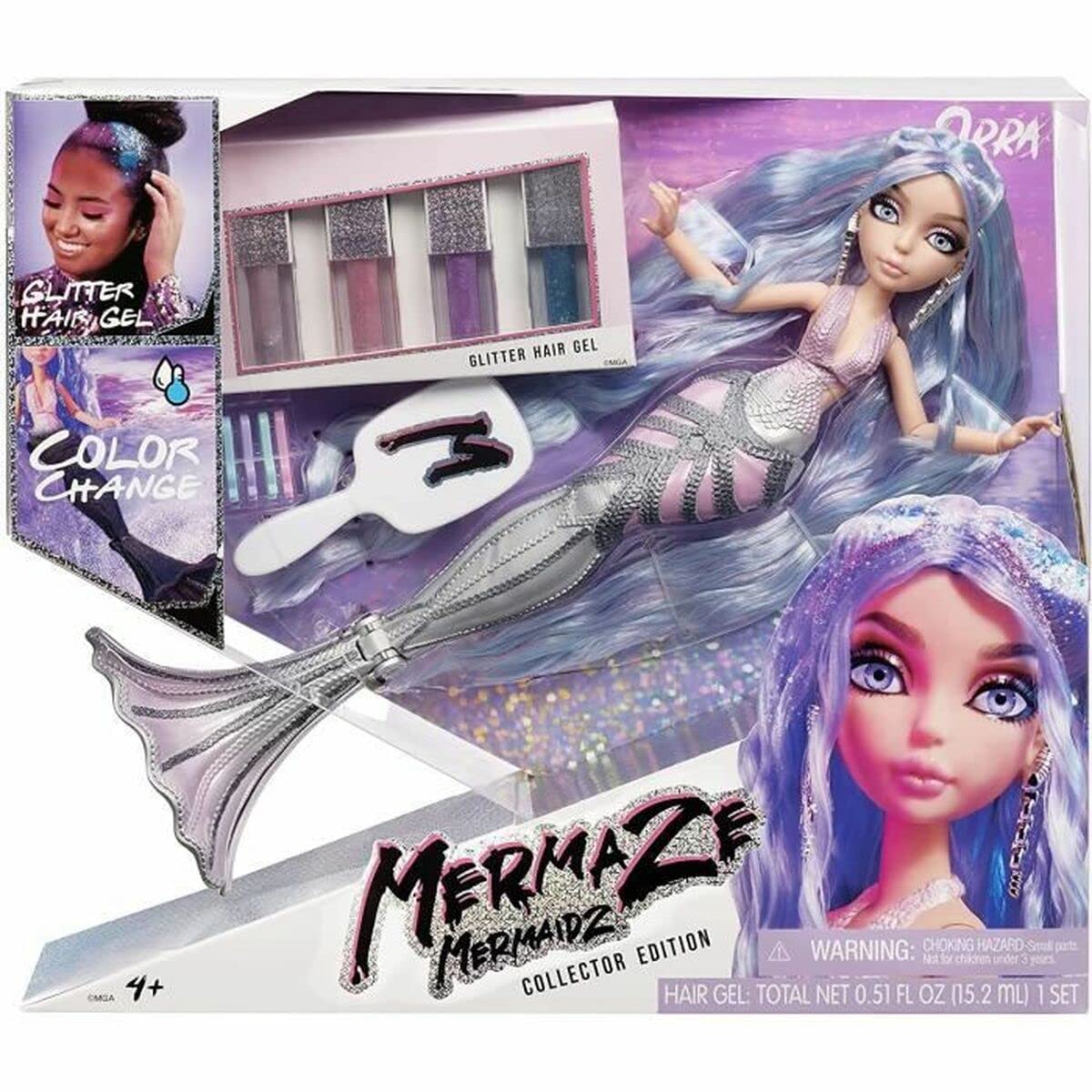 Amazon.com: MERMAZE MERMAIDZ Color Change Orra Deluxe Fashion Doll